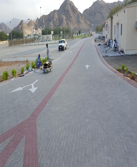 Road at Fujairah Men’s College