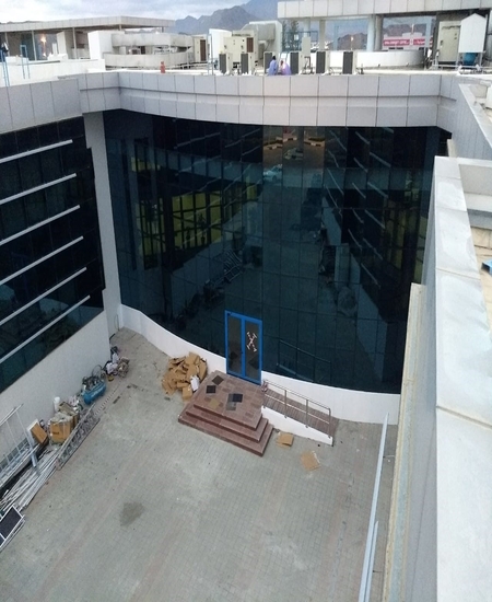 Atrium at Fujairah Men’s College, Higher Colleges of Technology